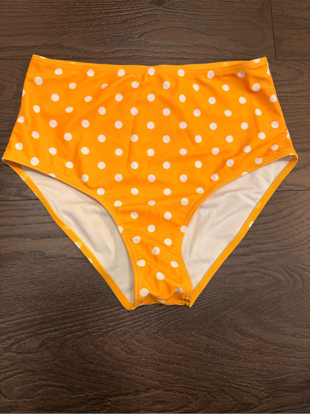 Target 💛 Women's High-Waist Yellow Polka Dot Bikini Bottoms